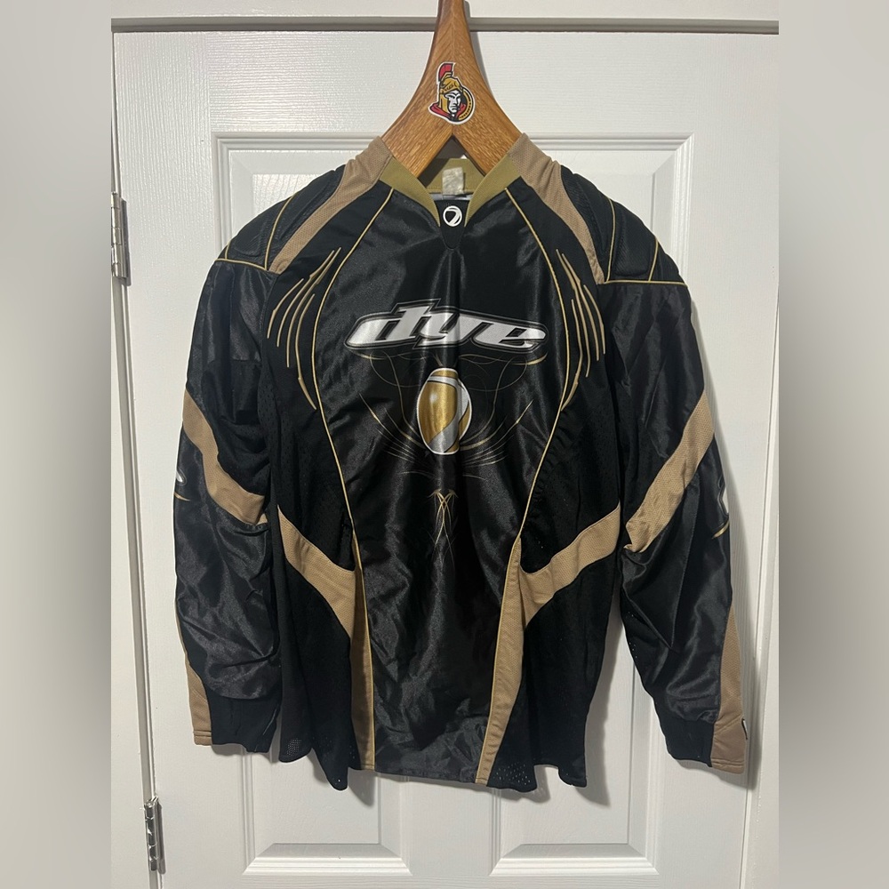 Gold & Black Dye Paintball Padded Jersey! 😱